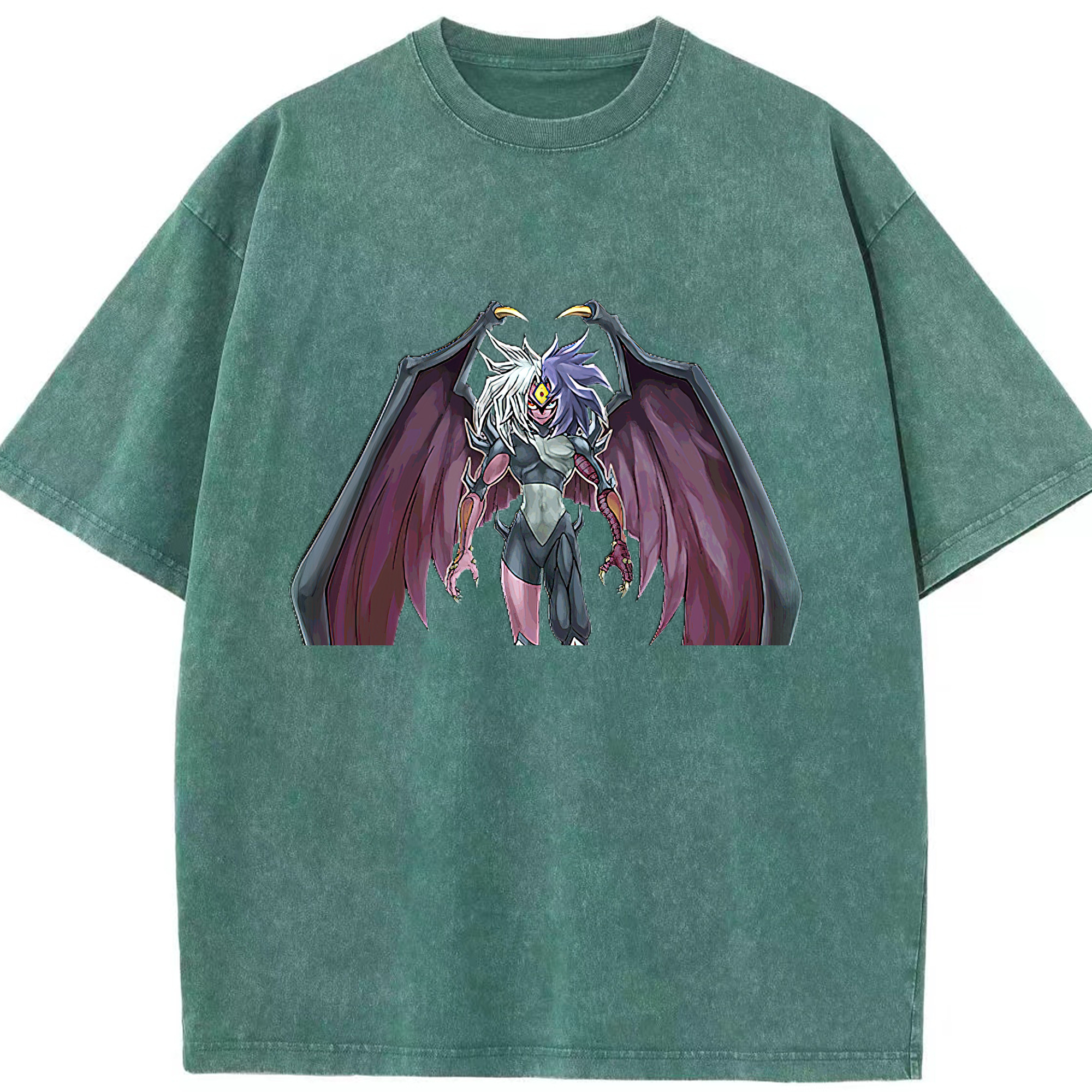 （画像用） 遊☆戯☆王 Yu-Gi-Oh! 綿100% ヴィンテージ風 半袖Tシャツ（フロントプリント）